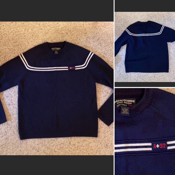 Abercrombie & Fitch Other - Abercrombie and Fitch A/92 Navy Sweater S